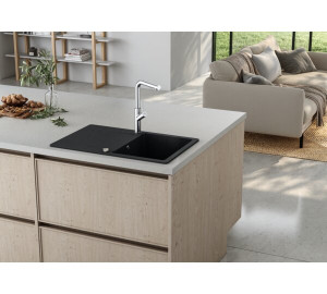 Robinet de cuina d'una sola palanca amb bec extraïble